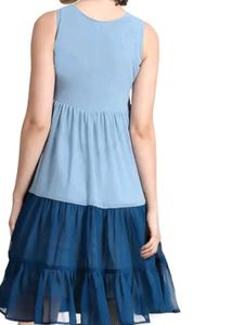 Blue Flared Dress