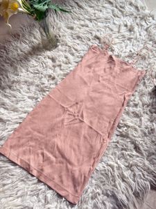 Peach Bodycon Birthday Dress