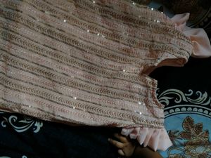 Elegant Kurta with Delicate Sequin Detail