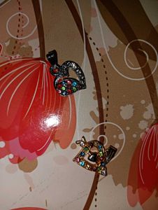 Sparkling Heart Pendant(-2 piece)