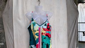 4229. Colorful Patchwork Mini Dress