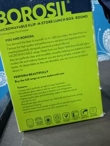 🆕borosil Klip-n-store Microwavable Lunch Box Set