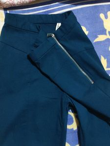 DJ&amp;C Teal High-Waisted Skinny Pants/jeggings