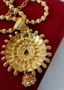 Coin Pendant, Chain &amp; Earrings