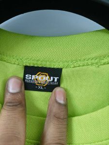 Bright Green Graphic T-Shirt