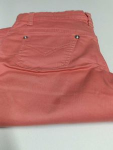 Coral Skinny Fit Pants for girls and women