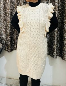 Ruffle Knit Dress