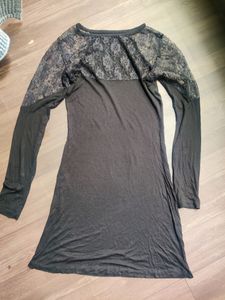 Black Netted Dress