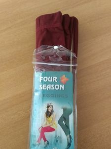 Ankle Leggings 4way Leggings Maroon Colour