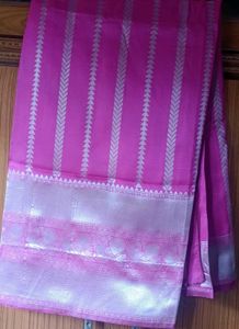 Hot Pink Saree New Arrival
