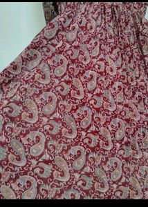 Maroon Georgette Frock