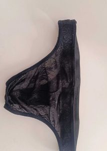 Man Black Lace Briefs (thong)
