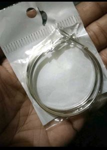 Classic Silver Hoop Earrings