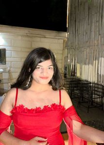 Elegant Red Midi Dress