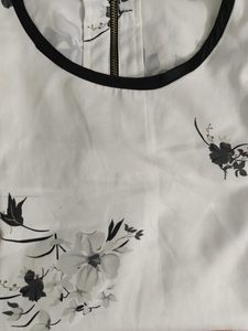 Chic Floral Print Top