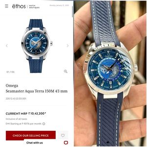 Omega# For Men# Seamaster Aqua Terra Series