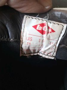 Lee Cooper Brown Leather Shoes Size UK10