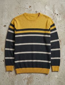Men's Striped Knit Sweater