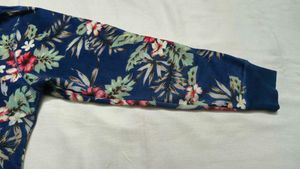 Floral Print Hoodie