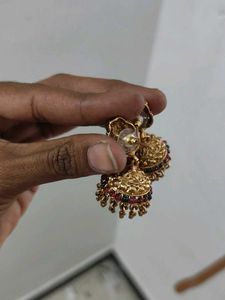 Traditional Lakshmi Necklace &amp; Earring Set
