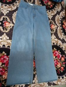 Wide Leg Denim Jeans