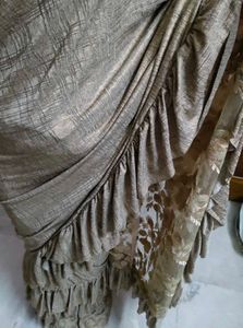 Sparkling Ruffled Saree