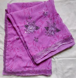 Magenta colour Saree ✨