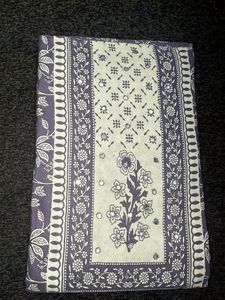 Cotton Dress Material with Mirror Work