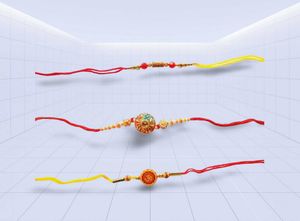 Elegant Rakhi Bracelets - Set of 3