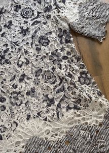 Floral Lace Tunic Top