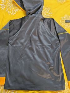 Boys Gray &amp; Yellow Hoodie