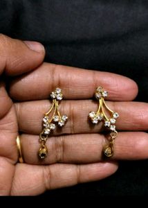 Sparkling Diamond Earrings
