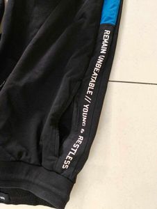 Spykar Black &amp; Blue Track Pants