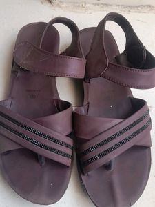 Like New  Stylish Brown Thong Sandals
