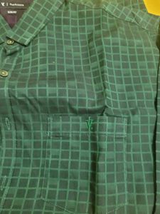 Green Checked Casual Shirt