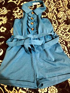 Cute Denim Romper for Girls