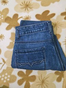 Classic Blue Denim Jeans.