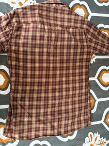 Indian Terrain Men's Plaid Long Sleeve Shirt