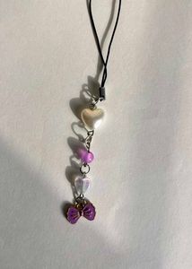 PURPLE PHONE CHARM