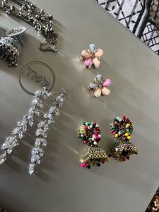 Assorted Hair Accessories Set and earrings