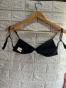 Chic Black  Bikini Top