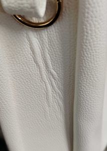 White Structure Hobo Bag