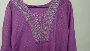 Women Embroidered Suit Set With Dupatta