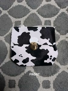 Funky Cow Print Clutch Bag