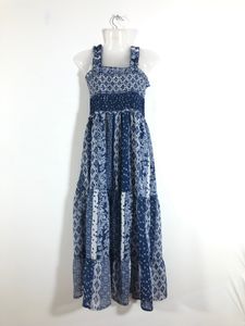Blue Printed Dress(Women’s)