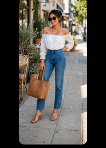 Boho Off-Shoulder White bodysuit