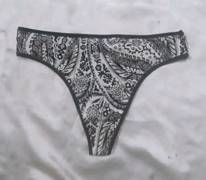 Stylish Printed Thong Panty