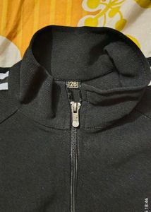 Kids Black Track Jacket