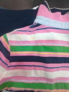 Colorful Striped Polo Shirt