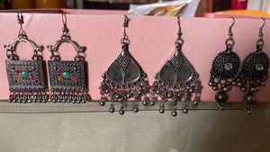 Ethnic Jhumka Earrings Set